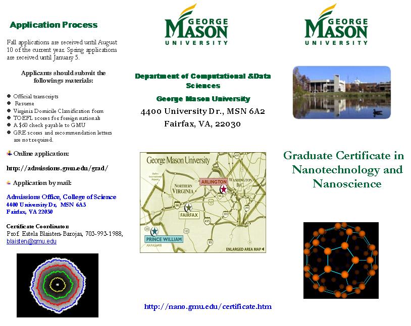 GRADUATE CERTIFICATE IN NANOTECHNOLOGY AND NANOSCIENCE